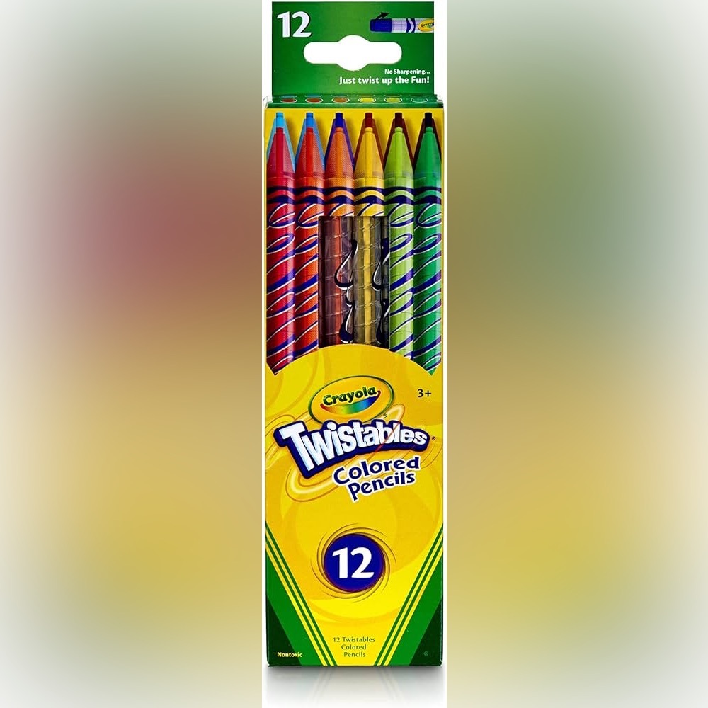 Crayola Twistables 12 Ct Colored Pencils NWT